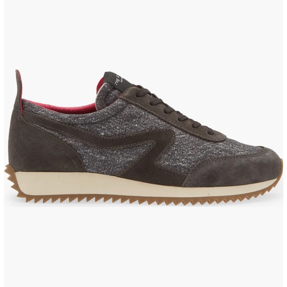 rag & bone Shoes - rag & bone Gray & Brown Women's Runner Sneakers with Red Lining